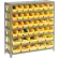 Global Industrial™ Steel Shelving - Total 42 4"H Plastic Shelf Bins Yellow, 36x18x39-7 Shelves