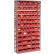 Global Industrial™ Steel Shelving - Total 81 4"H Plastic Shelf Bins Red, 36x12x72-13 Shelves