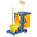 Global Industrial™ Janitor Cart Blue with 25 Gallon Vinyl Bag