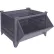 Global Industrial Stackable Steel Container,Hopper Frnt,42"Lx42"Wx24"H,4000 lb Cap,Unpainted