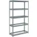 Global Industrial 5 Shelf, Heavy Duty Boltless Shelving, Starter, 48"W x 24"D x 60"H, No Deck