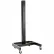 Global Industrial™ 78"H Mobile Post with Caster Base - Black
