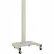 Global Industrial™ 78"H Mobile Post with Caster Base - Beige