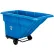 Global Industrial™ Standard Duty Plastic Recycling Tilt Truck 1 Cu. Yd. Cap, 1000 Lbs Cap, Blue