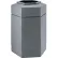 PolyTec™ Open Top Hex Waste Container, Gray, 30-Gallon