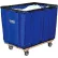 Global Industrial™ Basket Bulk Truck, Vinyl, 16 Bushel Capacity, Blue