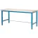 Global Industrial™ 48x36 Adjustable Height Workbench Square Tube Leg, Laminate Safety Edge Blue