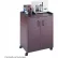 Safco Wood Mobile Refreshment Center Cart, Mahogany - 8953MH