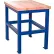 Built-Rite Standard Shop Stand, Shop Top Square Edge, 18"W x 24"D x 36"H, Black