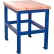 Built-Rite Standard Shop Stand, Shop Top Square Edge, 18"W x 24"D x 30"H, Gray