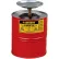 Justrite Safety Plunger Can - 4 Quart Steel, 10308