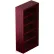 Offices To Go™ 4 Shelf Bookcase in Mahogany - Executive Modular Furniture