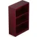 Offices To Go™ 2 Shelf Bookcase in Mahogany - Executive Modular Furniture