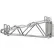 Nexel® Chrome, Fixed Double Shelf Wall Mount Bracket, 14"D