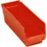 Plastic Nesting Storage Shelf Bin QSB201 4-1/8"W x 11-5/8"L x 6"H Red - Pkg Qty 36