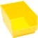 Plastic Nesting Storage Shelf Bin QSB207 8-3/8"W x 11-5/8"L x 6"H Yellow - Pkg Qty 20