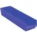 Plastic Nesting Storage Shelf Bin QSB206 6-5/8"W x 23-5/8"L x 6"H Blue - Pkg Qty 8