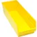 Plastic Nesting Storage Shelf Bin QSB214 8-3/8"W x 23-5/8"L x 6"H Yellow - Pkg Qty 6