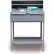 StrongHold Flat Surfaced Shop Desk, Pigeonhole Riser/Drawer, Shelf, 36"W x 28"D, Gray