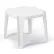 Grosfillex® Stacking Outdoor End Table - White - Pkg Qty 6