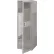 Global Industrial™ 1 Door Security Gear Locker w/ Footlocker, 24"Wx24"Dx72"H, Gray, All-Welded