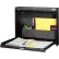 Datum WallWrite® Folding Wall Mount Shop Desk, Non-Locking, 20"W x 3-3/8"D x 16-3/8"H, Black