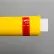 108"W Soft Nylon Gate Arm Cover - Yellow Cover/Red Tapes - Pkg Qty 6