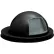 Witt Industries Dome Lid For Mesh Trash Can, Black