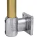 Kee Safety® Aluminum Offset Wall Flange, 1-1/2" Diameter