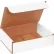 Global Industrial™ Corrugated Mailers, 7"L x 5"W x 2"H, White - Pkg Qty 50