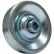 Omni Metalcraft 1-15/16" Dia. Zinc Plated Steel Conveyor Skate Wheel 102143 50 Lb. Cap.