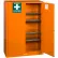 Justrite® Emergency Preparedness Cabinet, 65"Wx43"Dx18"H, Orange, Assembled