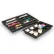 Thermoformed Plastic Parts Tray, 17" X 11" X 2-1/2", 12 Compartments, Black