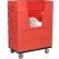 Global Industrial™ Hopper Front Plastic Bulk Truck, 43 Cu. Ft., Red