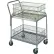 WescoĀ® Office & Mail Cart 272228 33x20 4" Rubber Casters