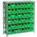Global Industrial™ Steel Shelving with 48 4"H Plastic Shelf Bins Green, 36x12x39-7 Shelves