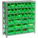 Global Industrial™ Steel Shelving - Total 36 4"H Plastic Shelf Bins Green, 36x12x39-7 Shelves