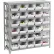 Global Industrial™ Steel Shelving with 30 4"H Plastic Shelf Bins Ivory - 36x18x39-7 Shelves