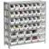 Global Industrial™ Steel Shelving - Total 42 4"H Plastic Shelf Bins Ivory - 36x18x39-7 Shelves