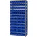 Global Industrial™ Steel Shelving - Total 76 4"H Plastic Shelf Bins Ivory - 36x18x72-13 Shelves