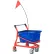 VersaCart ® Kiddy EZcart for (1) 28 Liter Plastic Shopping Basket, Metallic Gray, Pack Qty of 2