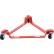 55 Gallon Triangular Drum Dolly Polyolefin Casters - T3P