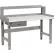 Global Industrial™ Workbench w/ Laminate Safety Edge Top, Drawer & Riser, 72"W x 30"D, Gray