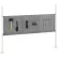 Global Industrial™ 18" & 36" Pegboard Panel Kit, 60"W, Gray