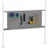 Global Industrial™ 36" Pegboard Panel Kit, Gray