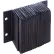 Ideal Warehouse Heavy Duty Dock Bumper, Rectangular 16Wx10H, 6" Projection, Black
