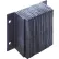 Ideal Warehouse Heavy Duty Dock Bumper, Rectangular 16Wx12H, 6" Projection, Black