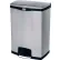 Rubbermaid® Slim Jim® 1901999 Stainless Steel Step On Can, Front Step 24 Gallon - Black
