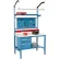 Global Industrial™ 48"W x 36"D Production Workbench - ESD Safety Edge Complete Bench - Blue