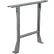 Global Industrial™ Fixed Steel Leg For Workbenches, 30"D, Gray